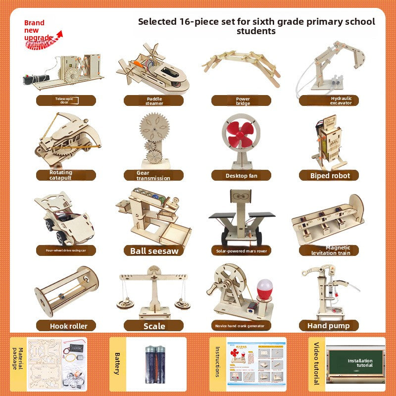 Kit STEM de experimentos científicos, 16 experimentos