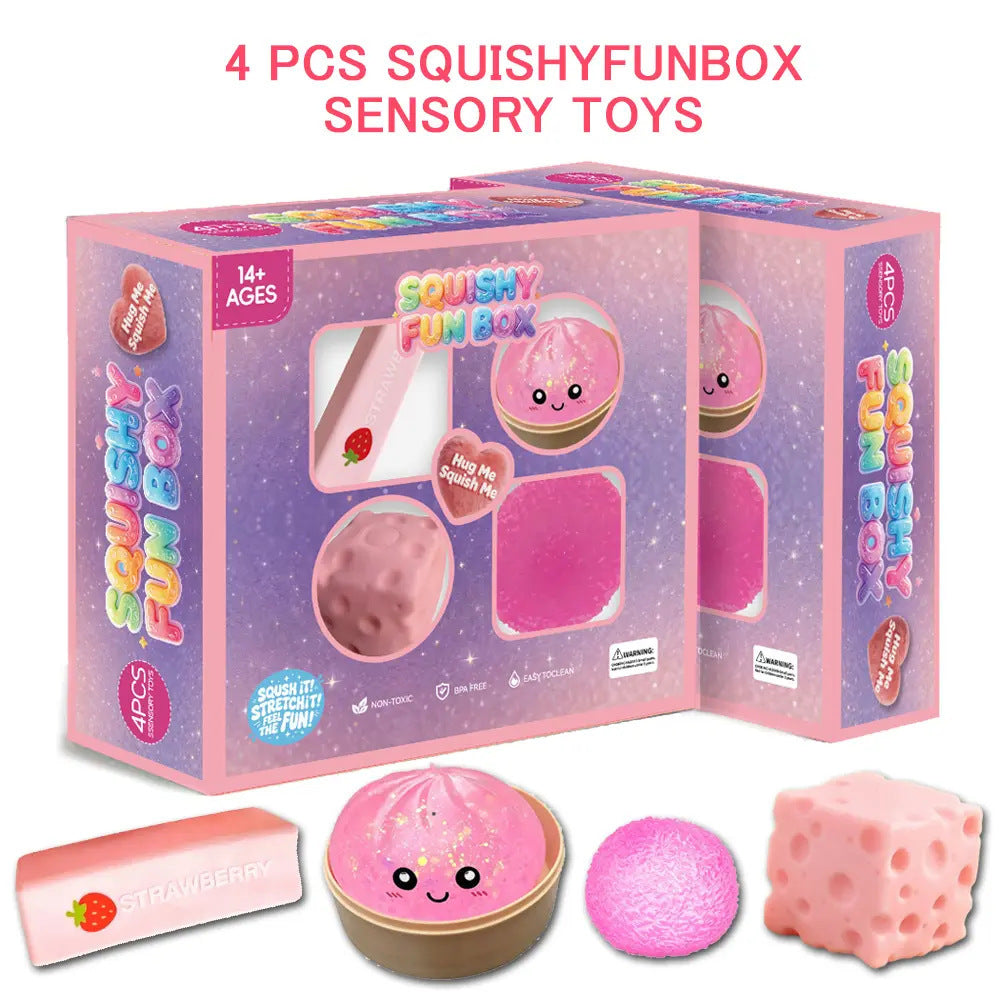 Squishy-Set mit langsamer Rückstellung, 8 Teile
