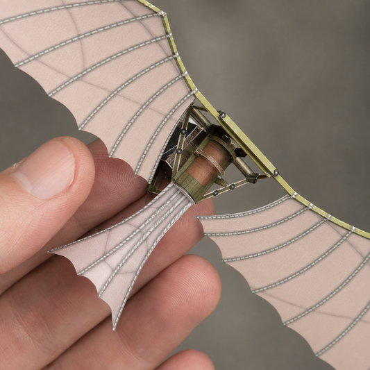 Da Vinci Aircraft Paper Model DIY Assembly Kit