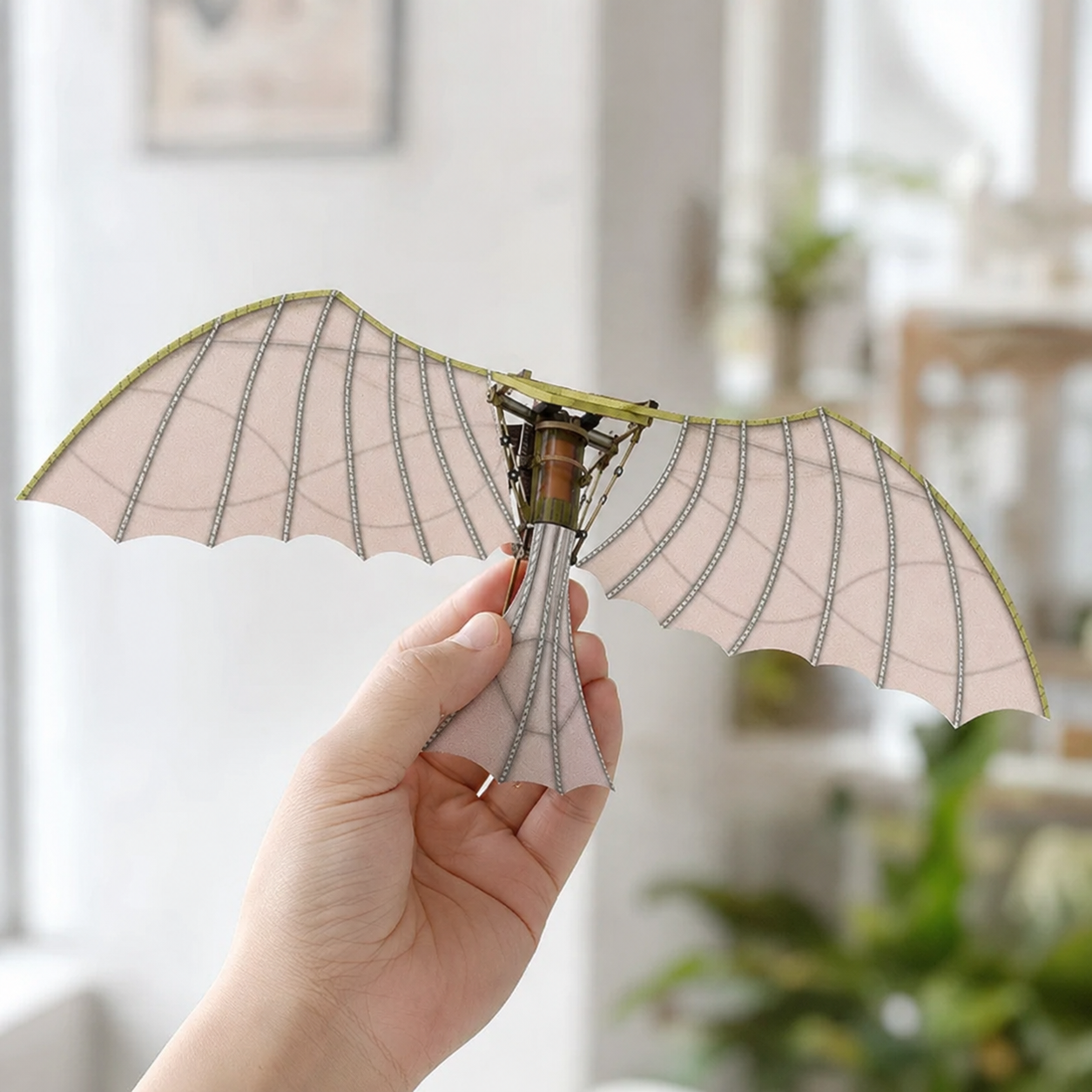 Da Vinci Aircraft Paper Model DIY Assembly Kit
