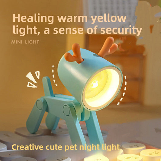 Foldable Deer & Puppy LED Night Light