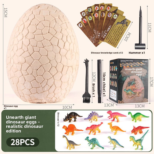 Kit di scavo fossile dinosauro con attrezzi