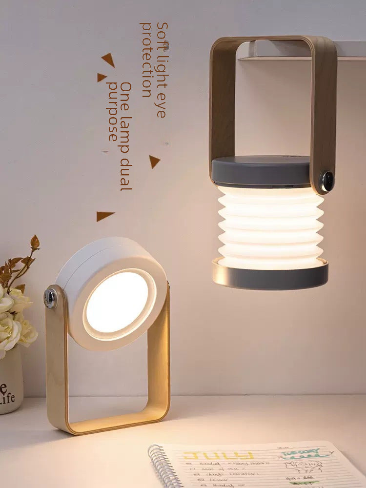 Rechargeable folding lantern desk lamp