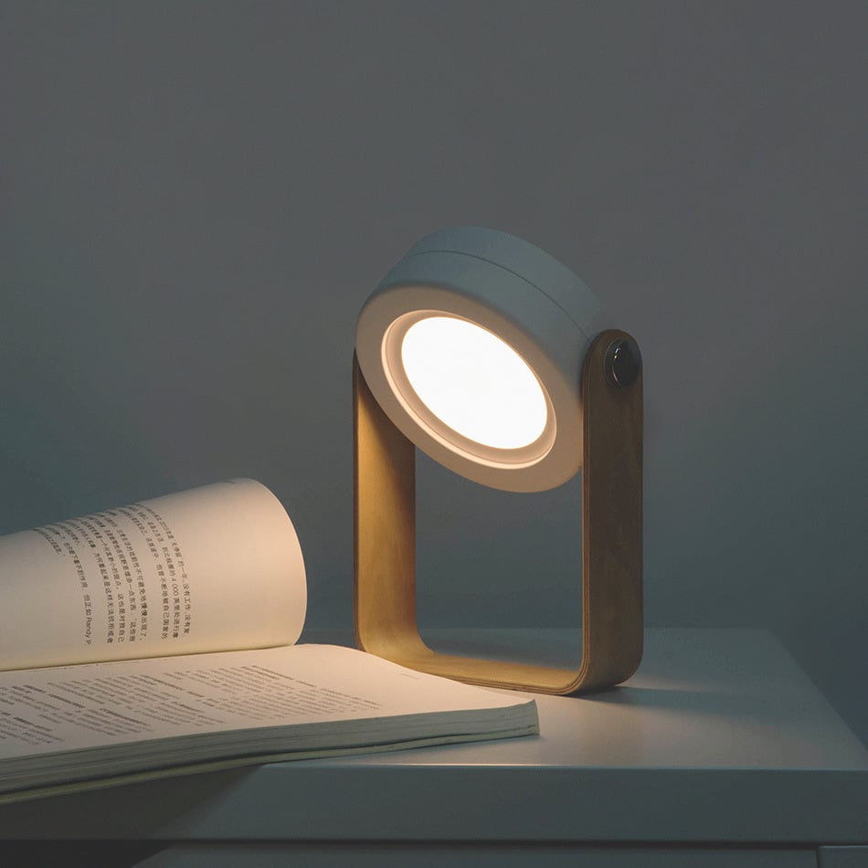 Lampe de bureau pliante type lanterne, rechargeable
