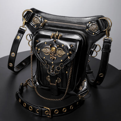 Bolso bandolera steampunk con bolsillo para móvil