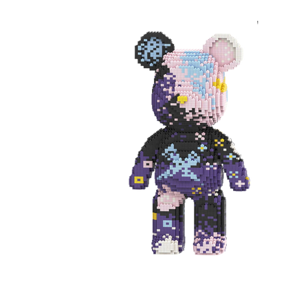 Large Bear & Rabbit Building Block Figures