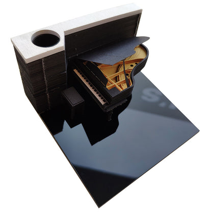 3D Paper Carving Sticky Note Block