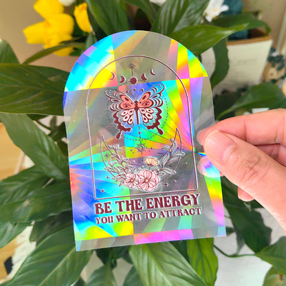 Sunshine Catcher Colorful Window Sticker Suncatcher Sun Rainbow Prism Glass Sticker