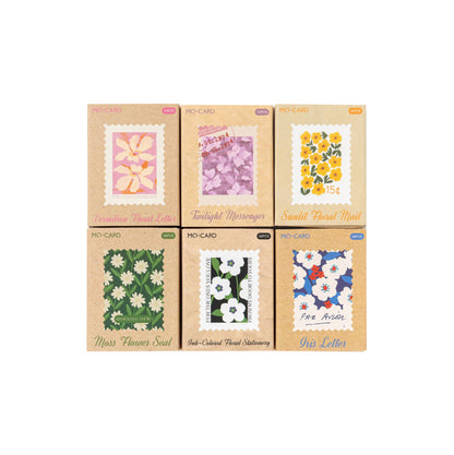Pegatinas vintage florales en relieve