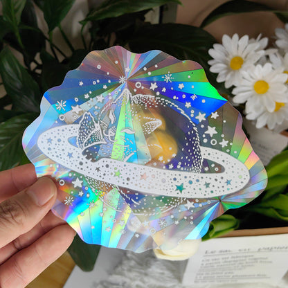 Sunshine Catcher Colorful Window Sticker Suncatcher Sun Rainbow Prism Glass Sticker