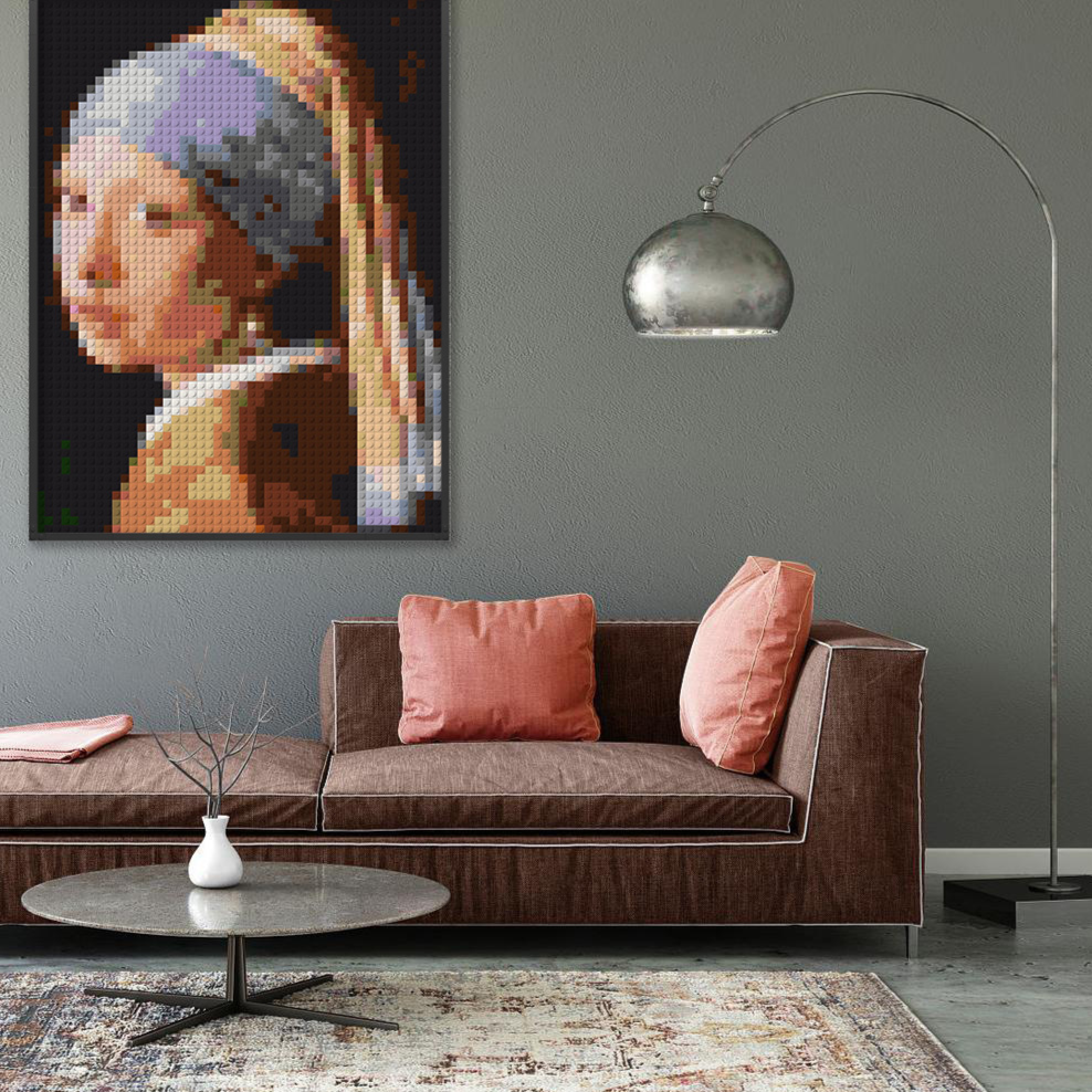 Kit de mosaico de puntos, rejilla 48 x 64
