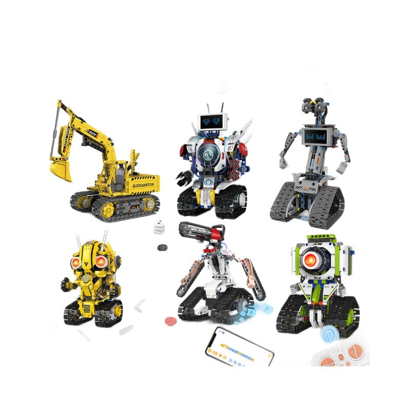 Programmable Remote-Control Block Robots