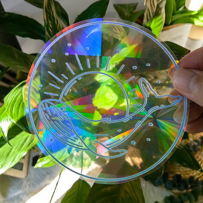 Sunshine Catcher Colorful Window Sticker Suncatcher Sun Rainbow Prism Glass Sticker