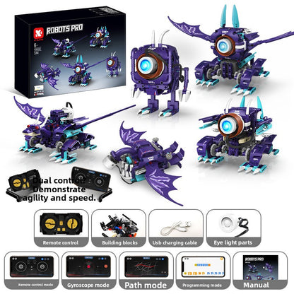 Programmable Remote-Control Block Robots