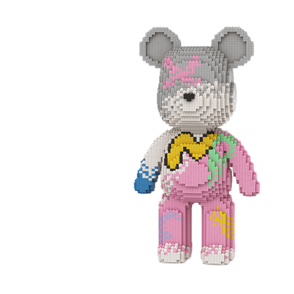 Large Bear & Rabbit Building Block Figures