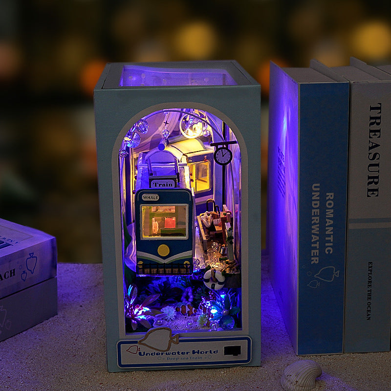 Kit casa in miniatura fai da te, scena sottomarina