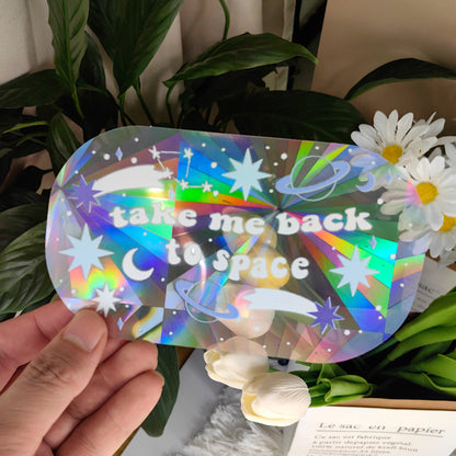 Sunshine Catcher Colorful Window Sticker Suncatcher Sun Rainbow Prism Glass Sticker