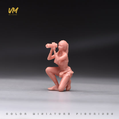 Figuras pintadas a mano a escala 1:64 para dioramas