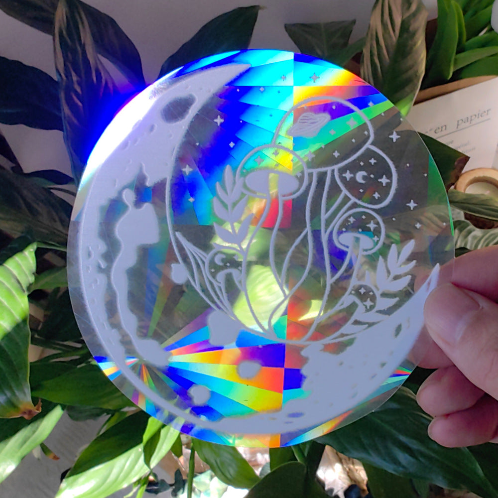 Sunshine Catcher Colorful Window Sticker Suncatcher Sun Rainbow Prism Glass Sticker