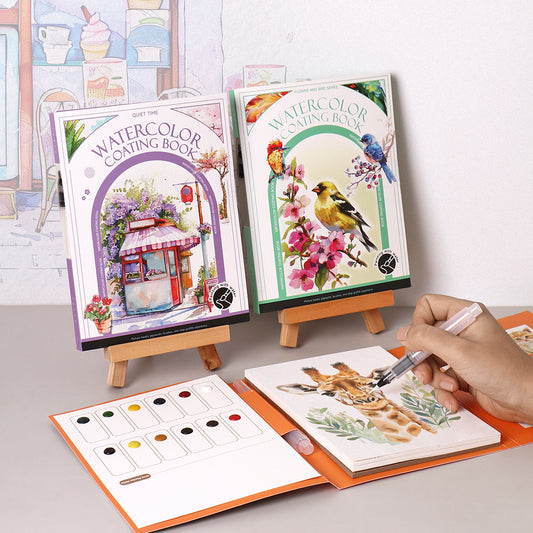 Drawing Coloring Paper for Adults, Watercolor Sticky Notes