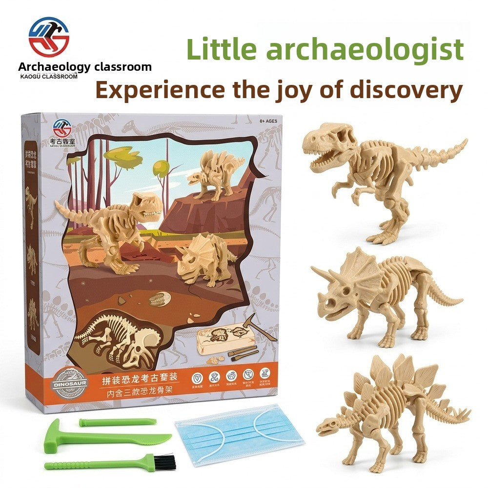 Dinosaur Fossil Dig Kit with Tools