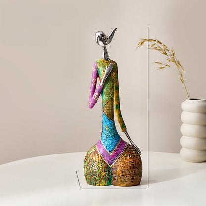 Esculturas de figuras abstractas en resina, 10 diseños