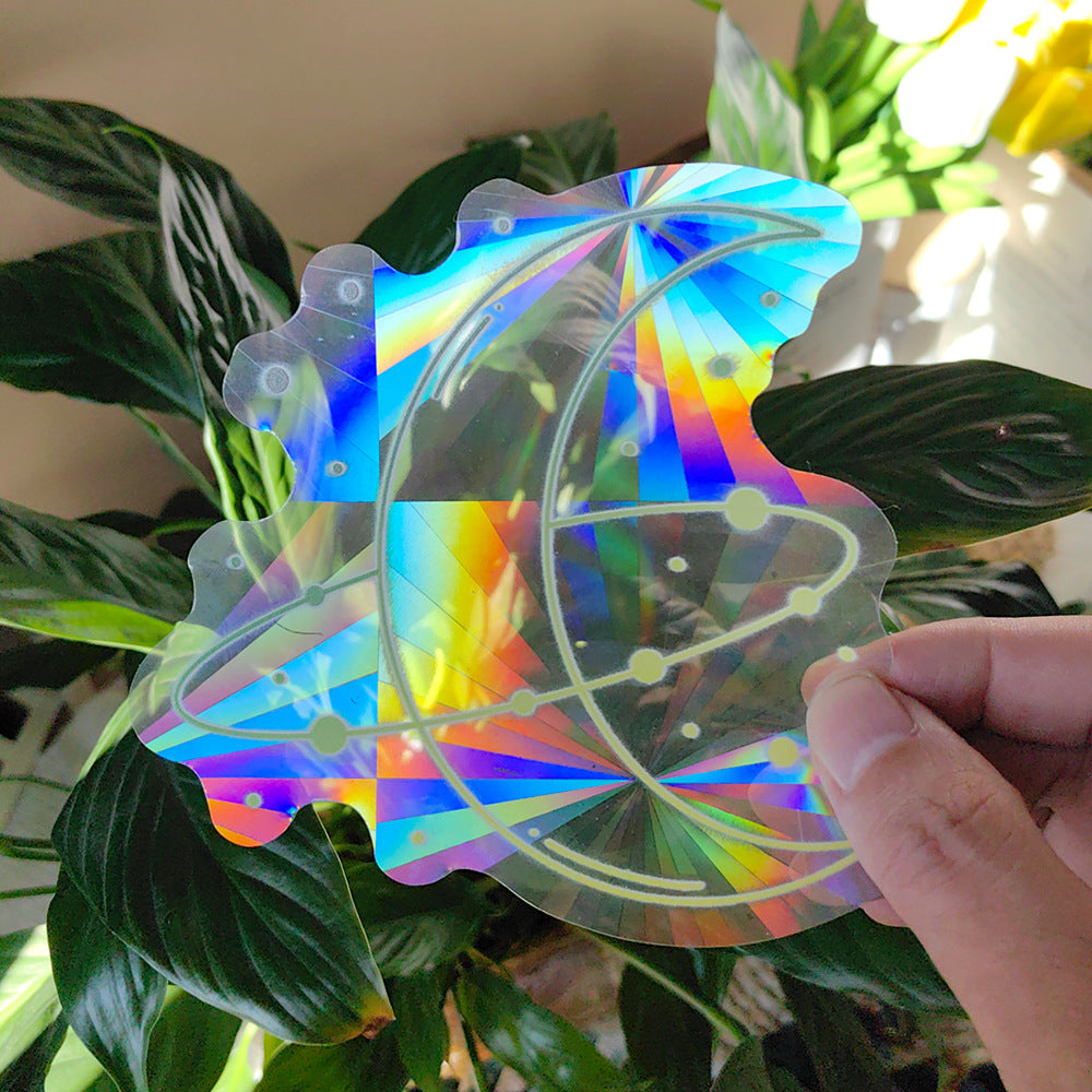 Sunshine Catcher Colorful Window Sticker Suncatcher Sun Rainbow Prism Glass Sticker