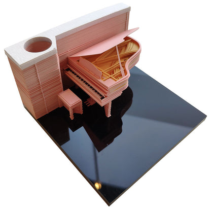 3D Paper Carving Sticky Note Block