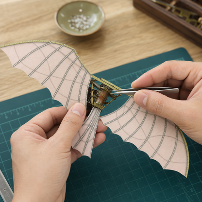 Da Vinci Aircraft Paper Model DIY Assembly Kit