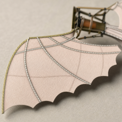 Da Vinci Aircraft Paper Model DIY Assembly Kit