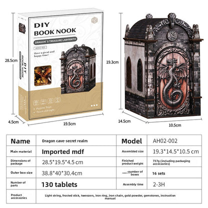 Maison miniature DIY en bois, découpe laser