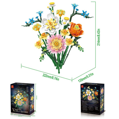 Blumenstrauß aus Bausteinen, 1853+ Teile