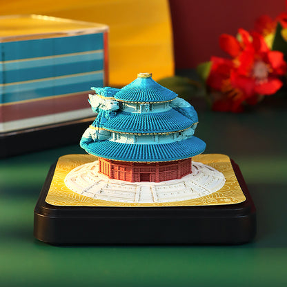 3D Paper Carving Sticky Note Block