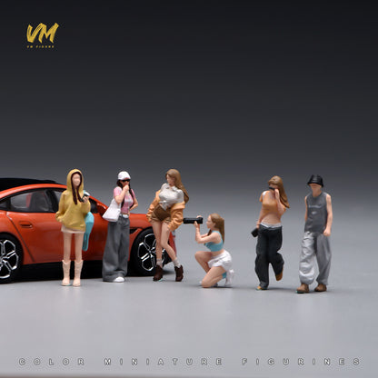 Figuras pintadas a mano a escala 1:64 para dioramas