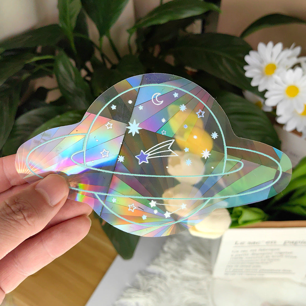 Sunshine Catcher Colorful Window Sticker Suncatcher Sun Rainbow Prism Glass Sticker