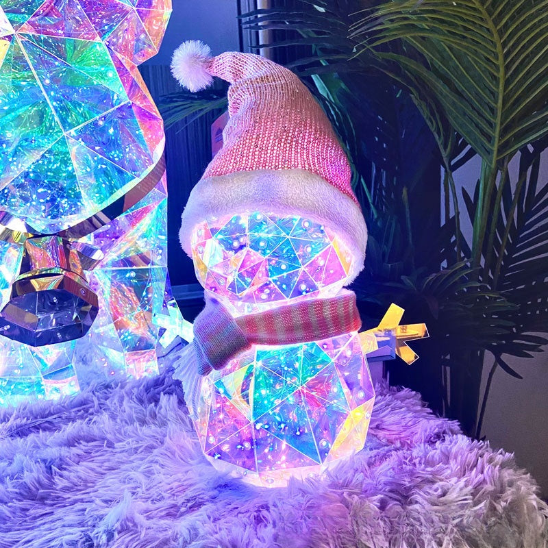 Weihnachtsfiguren Reh, Schneemann und Baum