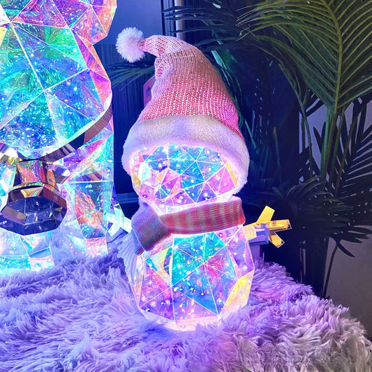 Christmas Deer, Snowman and Tree Figures