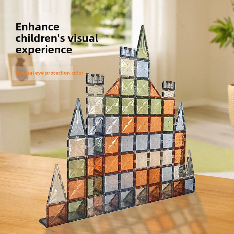 Colour Window Magnetic Building Tiles, 26 to 268 Pieces