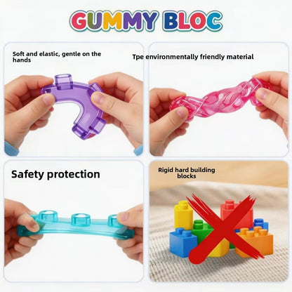 Mattoncini in silicone morbido, 40 pezzi