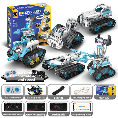 Programmable Remote-Control Block Robots
