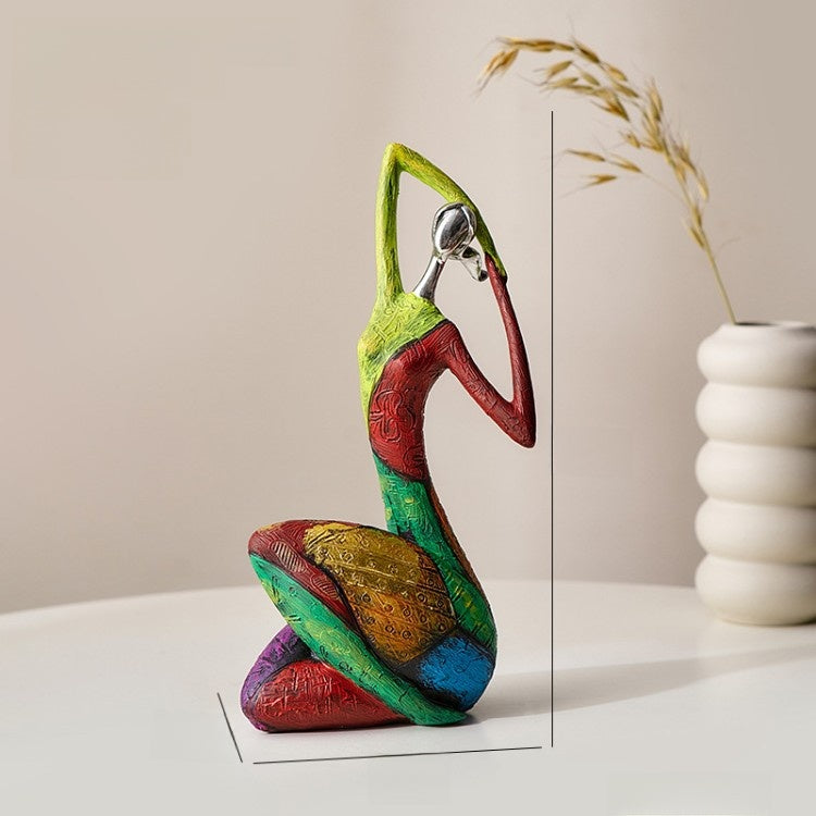 Esculturas de figuras abstractas en resina, 10 diseños