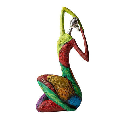 Esculturas de figuras abstractas en resina, 10 diseños