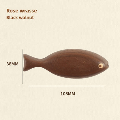Kühlschrankmagnete in Fischform aus Hartholz