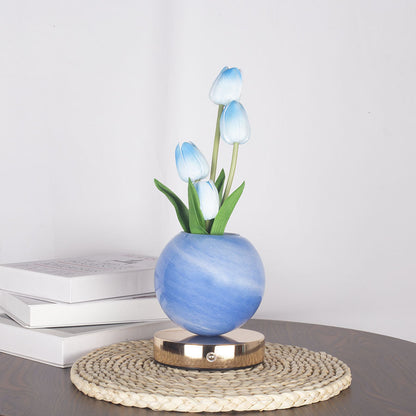 Tulpenstrauß-Tischlampe mit USB-Stromversorgung