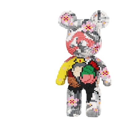 Large Bear & Rabbit Building Block Figures