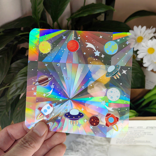 Sunshine Catcher Colorful Window Sticker Suncatcher Sun Rainbow Prism Glass Sticker