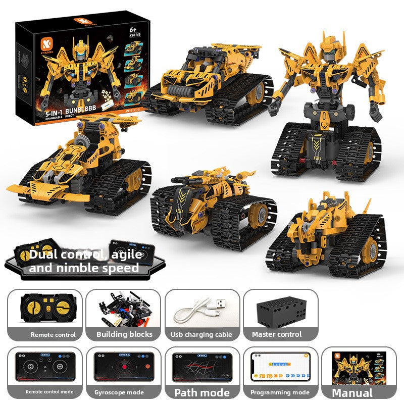 Programmable Remote-Control Block Robots