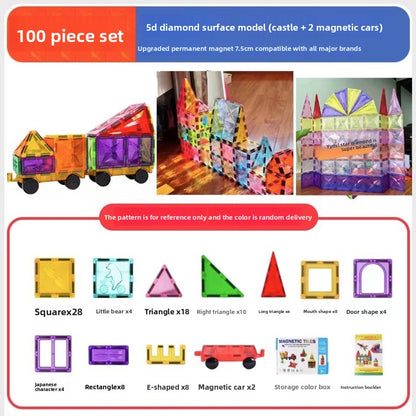 Colour Window Magnetic Building Tiles, 26 to 268 Pieces