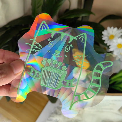 Sunshine Catcher Colorful Window Sticker Suncatcher Sun Rainbow Prism Glass Sticker