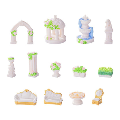Ornamente miniaturale de grădină DIY pentru diorame